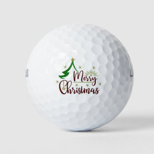 **MERRY CHRISTMAS** GOLFBALL (Vorderseite)