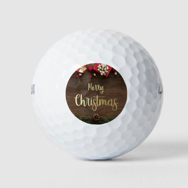 ***MERRY CHRISTMAS GOLFER*** GOLFBALL (Vorderseite)