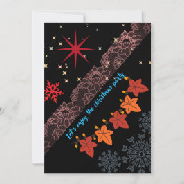 Merry Christmas Greeting Card – Festive Holiday  Feiertagskarte