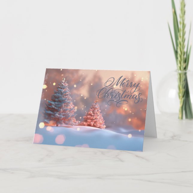 Merry Christmas Greeting Card Isaiah 7:14 (5x7) Dankeskarte (Vorderseite)