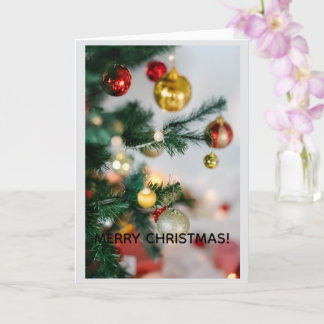 Merry Christmas Greeting Card Karte