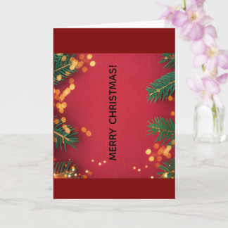 Merry Christmas Greeting Card Karte