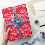 Merry Christmas & Happy New Year Geschenkpapier<br><div class="desc">Elegantes Weihnachtswrapping Paper Ideal für Corporate Party Einladung oder Zuhause-Verpackung!</div>