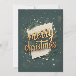 Merry Christmas Holiday Cards Feiertagskarte