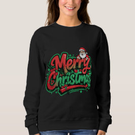 Merry Christmas Holiday Design Sweatshirt