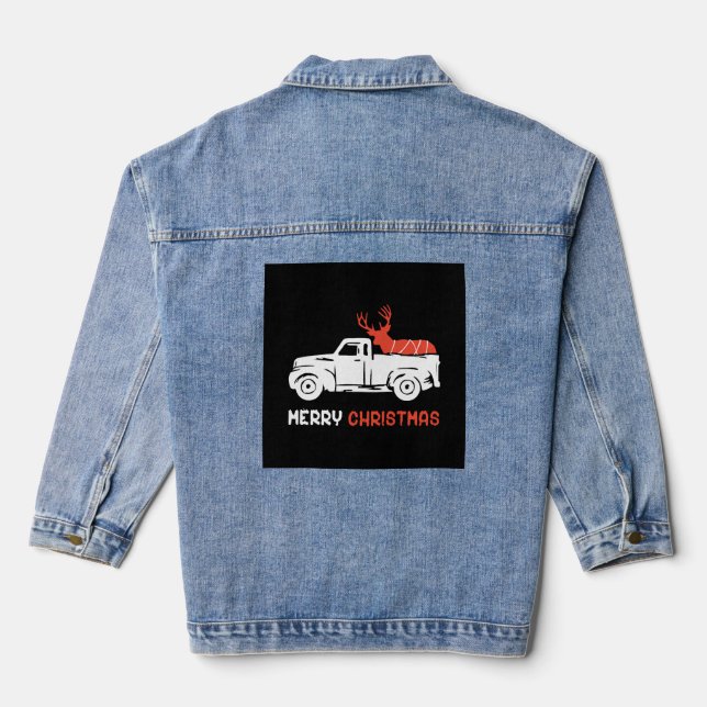 MERRY CHRISTMAS JEANSJACKE (Rückseite)