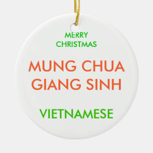 MERRY CHRISTMAS, KERAMIK ORNAMENT
