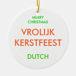 MERRY CHRISTMAS, KERAMIKORNAMENT
