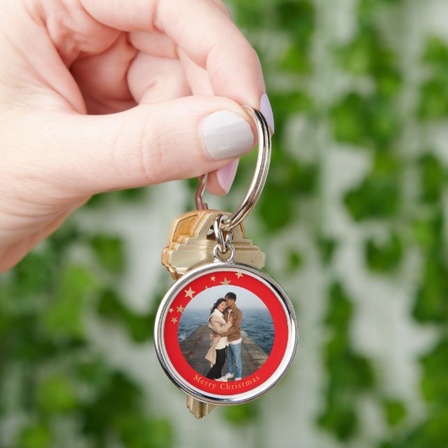 Merry Christmas Keychain Schlüsselanhänger (Hand)