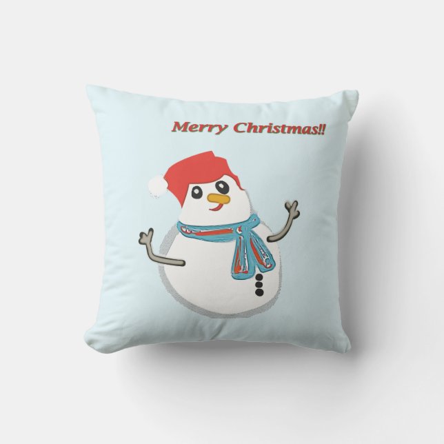 Merry Christmas!! Kissen (Vorderseite)