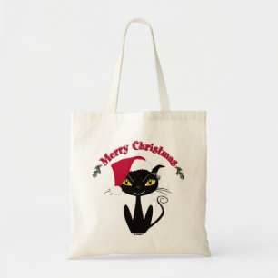 Merry Christmas Kitty Cat Tragetasche