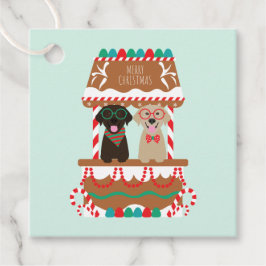 Merry Christmas Labrador Retriever Hunde Geschenkanhänger