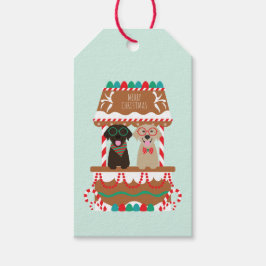 Merry Christmas Labrador Retriever Hunde Geschenkanhänger