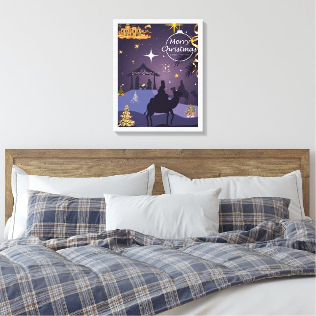 Merry Christmas.  Leinwanddruck (Insitu (Schlafzimmer))