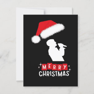 Merry Christmas Library Tree Postkarte