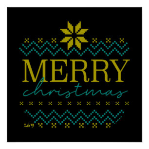 MERRY CHRISTMAS lustige Weihnachten Poster