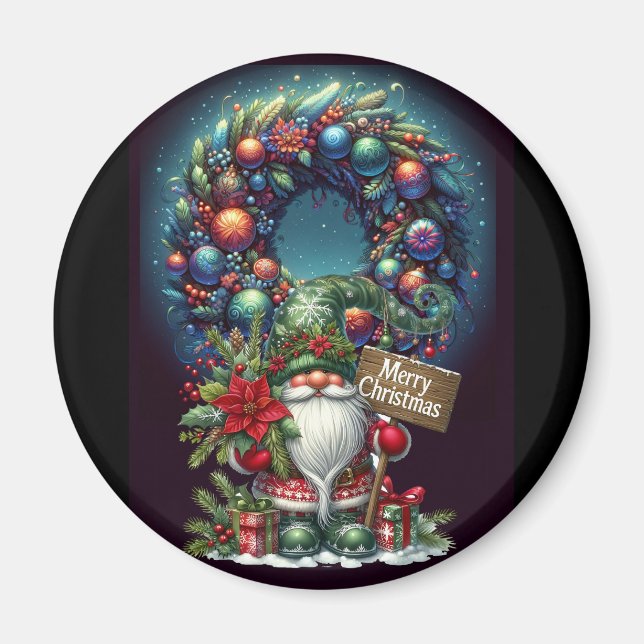 MERRY CHRISTMAS MAGNET (Vorne)
