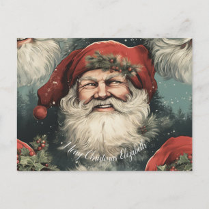 Merry Christmas message Feiertagspostkarte