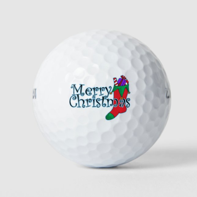 ***MERRY CHRISTMAS MIT STRUMPF*** GOLFBALL (Vorderseite)