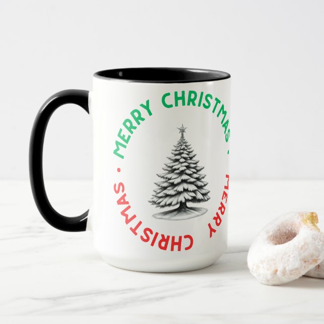 Merry Christmas Mug (Avec donut)