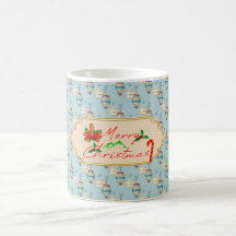 Merry Christmas Mug – Elegant Holiday Design 