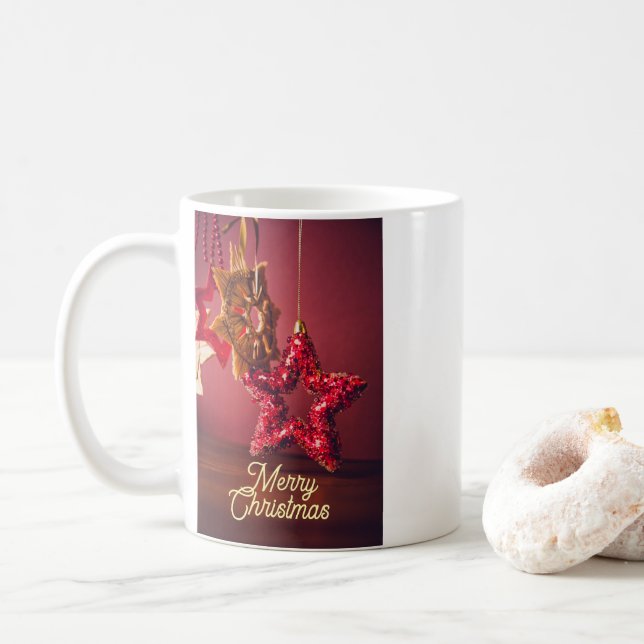 “Merry Christmas” Mug – Festive Holiday Drinkware (Avec donut)
