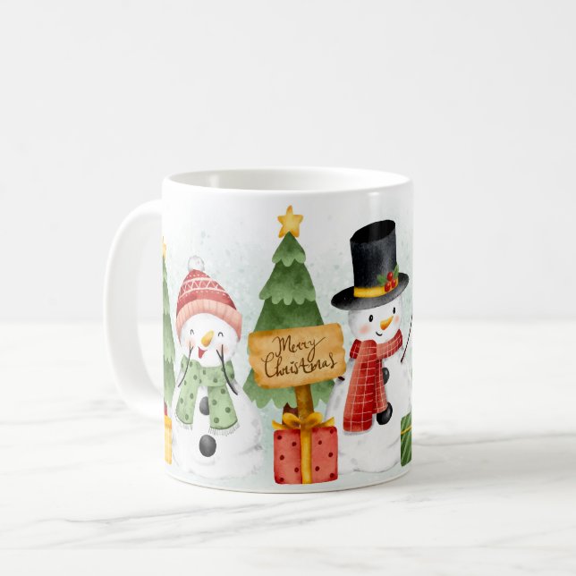 Merry Christmas  Mug Kaffeetasse (Vorderseite Links)