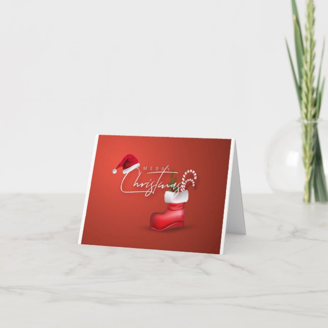 **MERRY CHRISTMAS** "NACHBARKARTE" KARTE (Vorderseite)