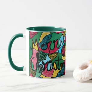 MERRY CHRISTMAS NEUROGRAPHIC & BLACK LINIE TASSE