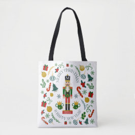 Merry Christmas Nutcracker kundenspezifische Monog Tasche