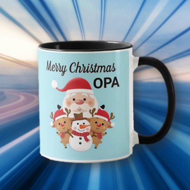 Merry Christmas OPA gift Mug Tasse (Von Creator hochgeladen)
