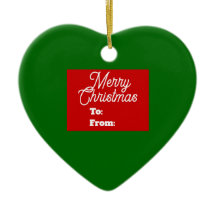 Merry Christmas Ornament