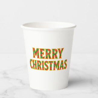 Merry Christmas paper cups Pappbecher