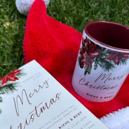 Merry Christmas Party Employee Client Gift Zweifarbige Tasse