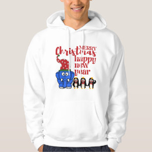 MERRY CHRISTMAS PARTY PRÄSENTIERT GLÜCKLICH NEUE HOODIE