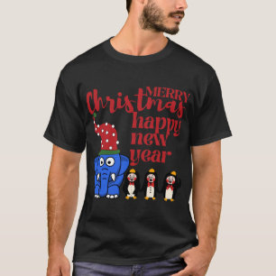MERRY CHRISTMAS PARTY PRÄSENTIERT GLÜCKLICH NEUES  T-Shirt