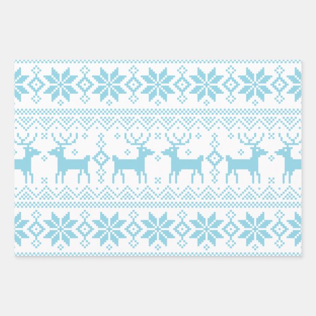 Merry Christmas pattern 1 Geschenkpapier Set (Vorderseite)