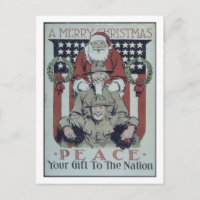 Merry_Christmas. _Peace. _Propaganda Plakat