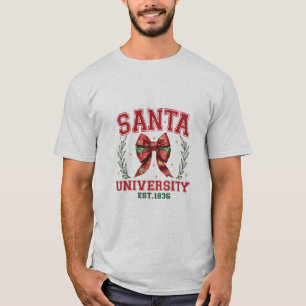 Merry Christmas Père Noël University T-shirt Homme