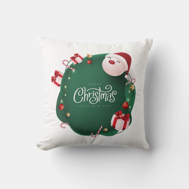 Merry Christmas Pillow cover Kissen (Vorderseite)