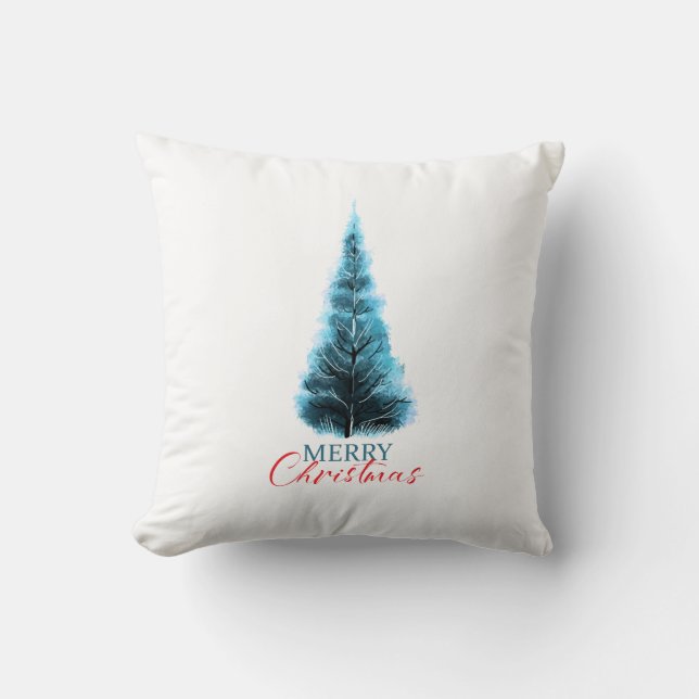 Merry Christmas pine tree Kissen (Vorderseite)