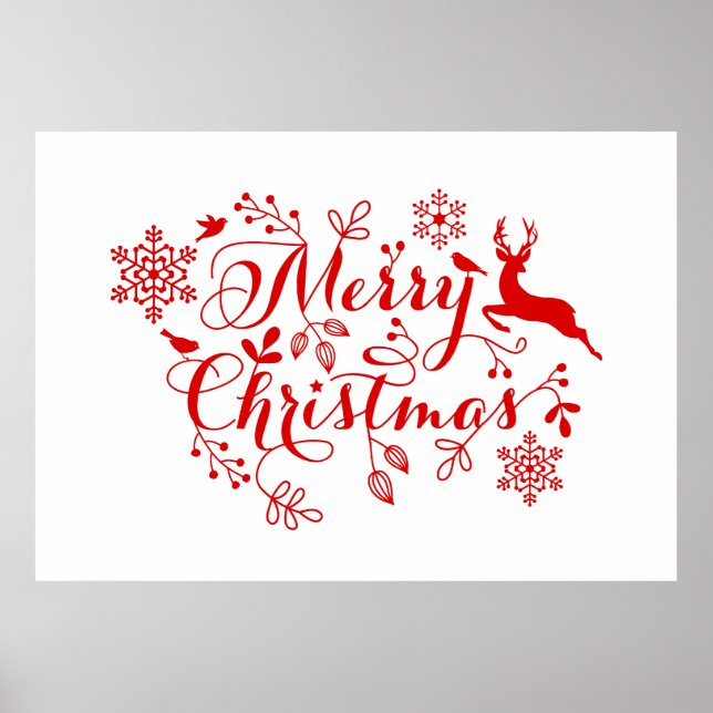Merry Christmas Poster (Vorne)