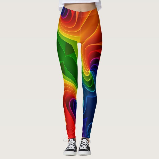 MERRY CHRISTMAS RAINBOW LEGGINGS (Vorderseite)