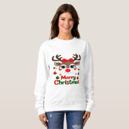 Merry Christmas – Reindeer Lights & Cheer Sweatshirt