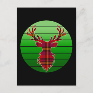 MERRY CHRISTMAS REINDEER POSTKARTE