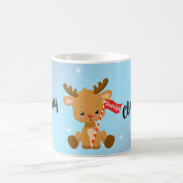 Merry Christmas Rudolph Reindeer Kaffeetasse