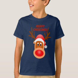 Merry Christmas Rudolph tee