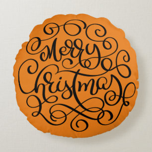 MERRY CHRISTMAS RUNDES KISSEN