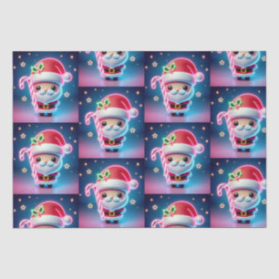 Merry Christmas Santa Candy Seidenpapier