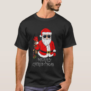 Merry Christmas Santa Claus Funny Family Pajamas X T-Shirt